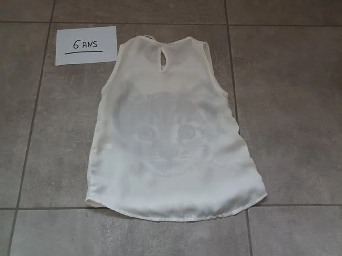 Débardeur léger H&M motif chat 6 ans - photo numéro 2