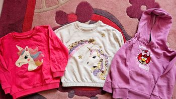 Lot 3 pulls licorne angry birds