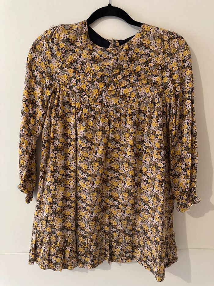 🌼 Robe fleurie Sergent Major - Taille 9 ans (134 cm)