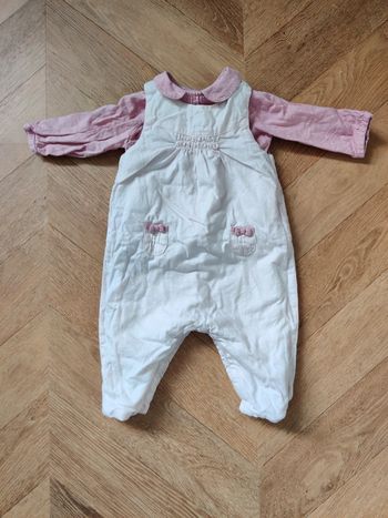 Ensemble salopette /chemisier Cyrillus