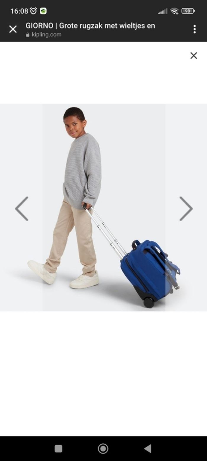 Cartable à roulettes Kipling neuf - photo numéro 6