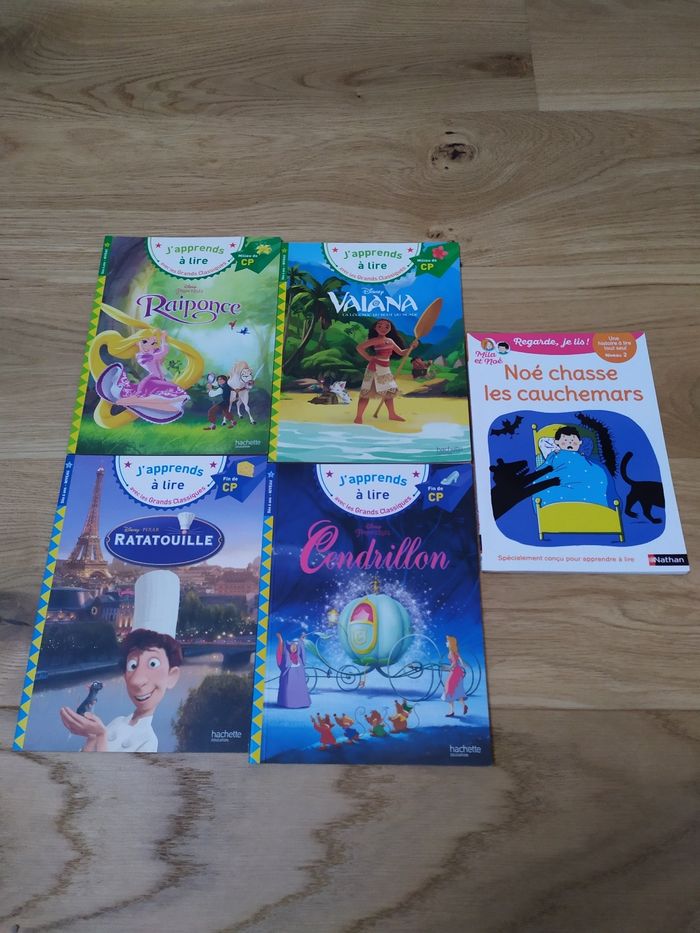 Lot de 5 livres j'apprends à lire CP niveau 2 et 3