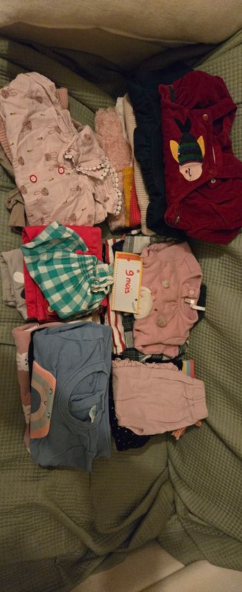 38 pieces 9mois fille