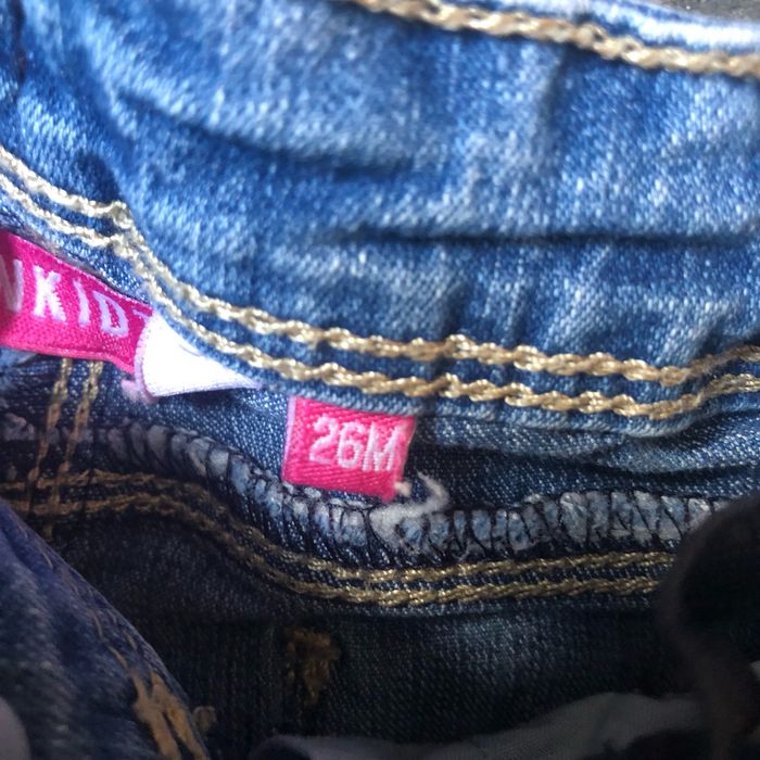 Short en jeans bouton strass 2 ans Punkidz - photo numéro 4