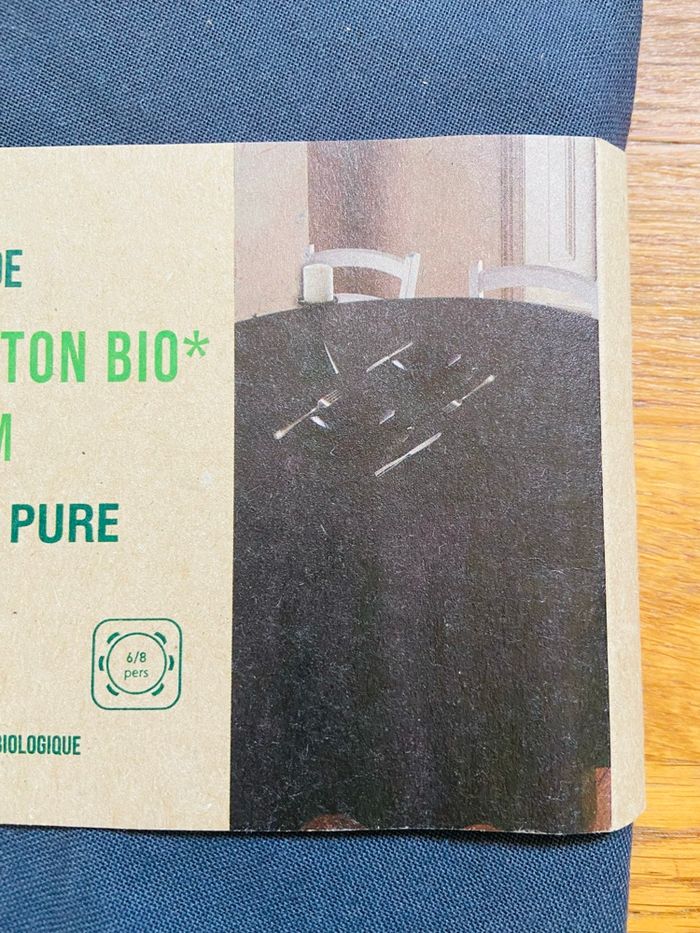 Nappe ronde 180cm en coton Bio - photo numéro 2