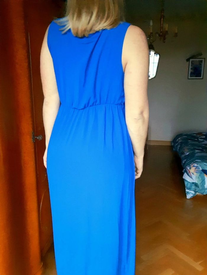 Robe longue soirée bleu roi 40 - photo numéro 4