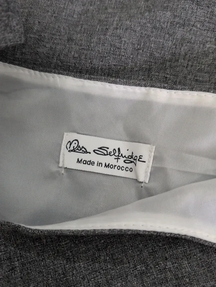 Élégante robe grise Miss Selfridge – Taille 34 - photo numéro 5