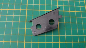 Intérieur porte droite 2 pièce détachée miniature Bugatti EB110 1992 Maisto 1/18 1/18ème #B79