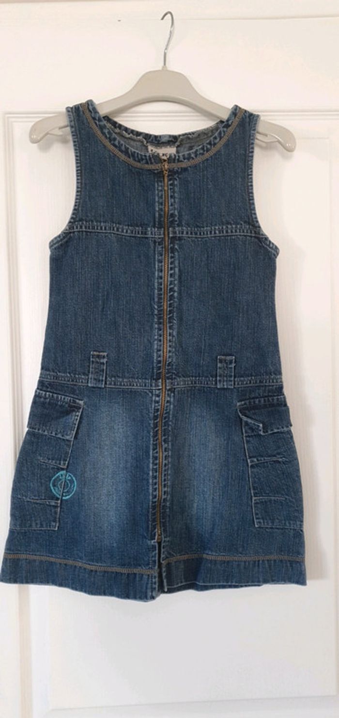 Robe sans manches en jean IKKS 8 ans CHLA - photo numéro 2