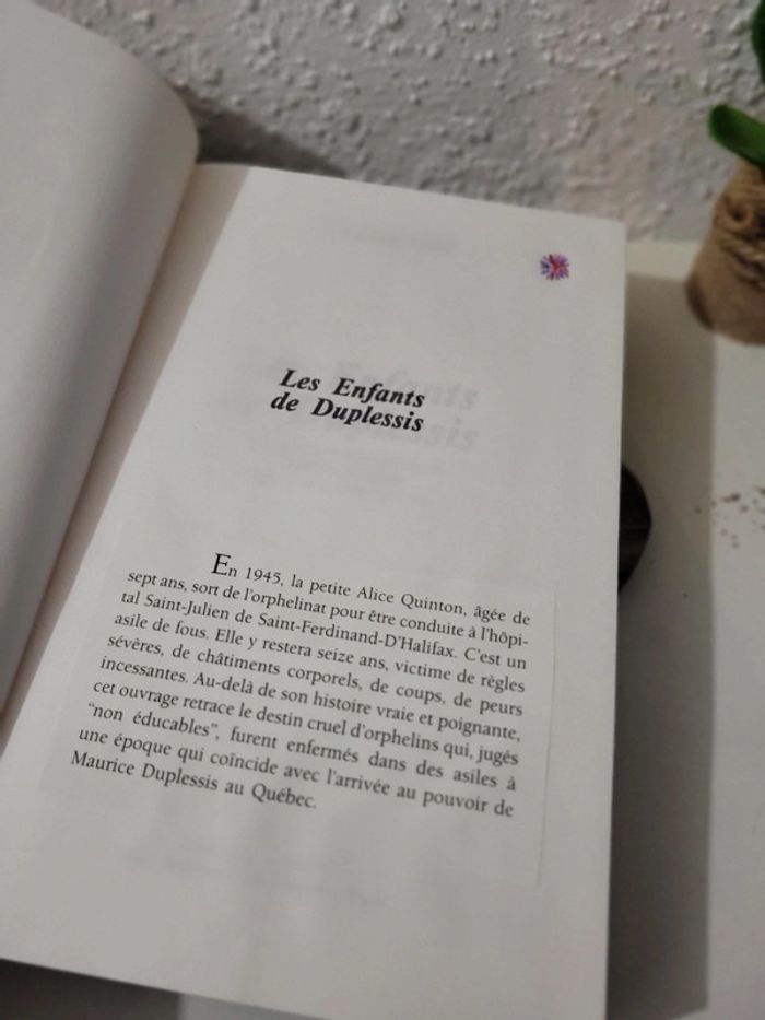 Livre "Les enfants de Duplessis" de Pauline Gill - photo numéro 4