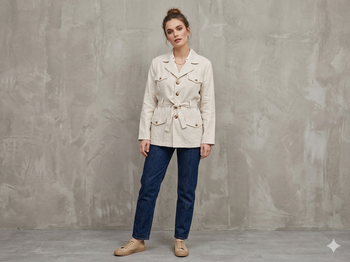 veste écru taille 3 neuve