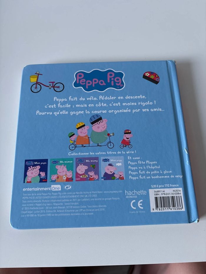 Livre peppa pig fait du vélo - photo numéro 2