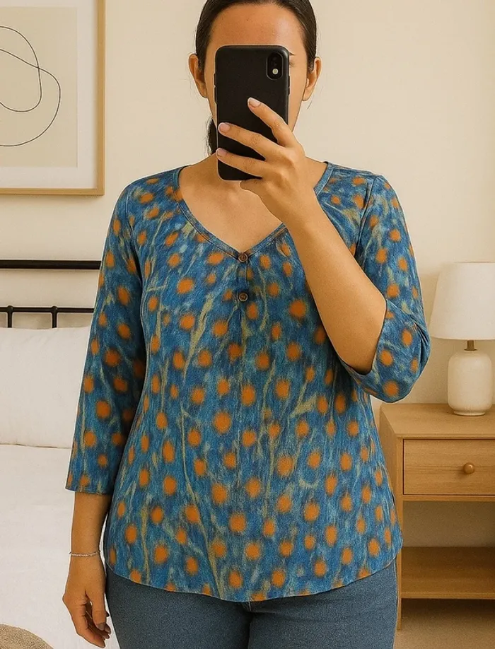 Blouse vintage – Taille 2 – Très bon état