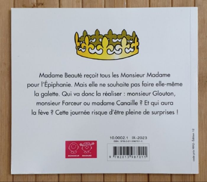 Livre pour enfants "Les Monsieur Madame et la Galette des Rois" (Dès 3 ans) / Hachette - photo numéro 2