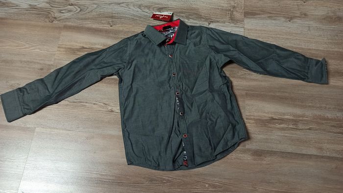 Chemise garçon manches longues 8 ans - photo numéro 2