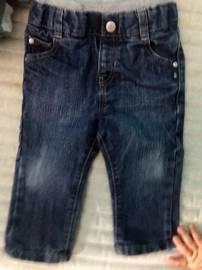 Jean taille élastique