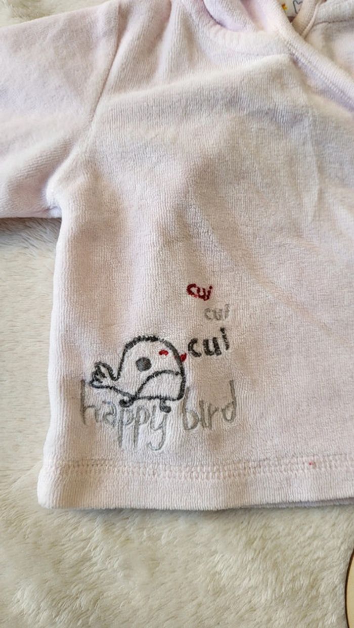 Ensemble gilet et pantalon rose pâle - photo numéro 2