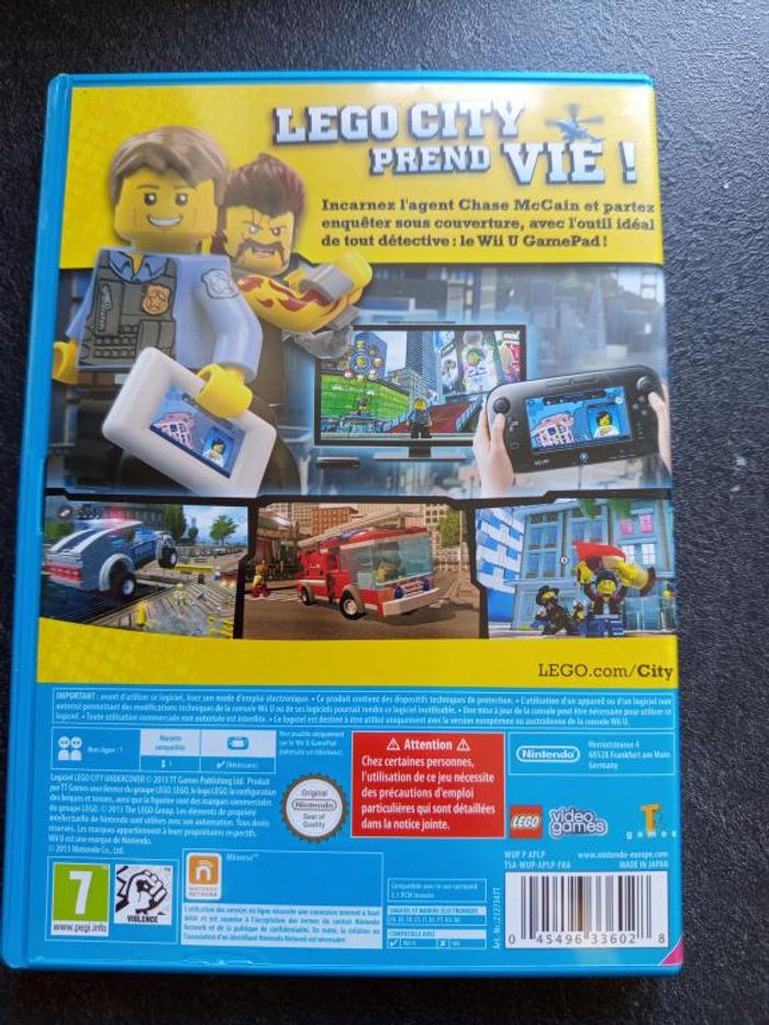 Nintendo - WiiU - Lego city - Undervover - photo numéro 2