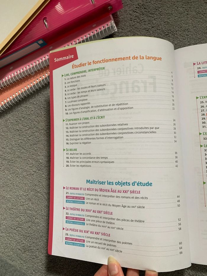 Cahier de français 1 ère - photo numéro 3