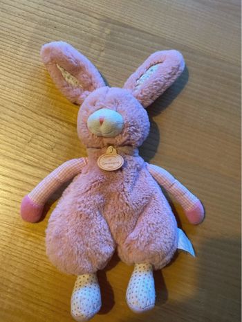 LAPIN DOUDOU ET COMPAGNIE COLLECTION LES CHOUPIDOUX ROSE