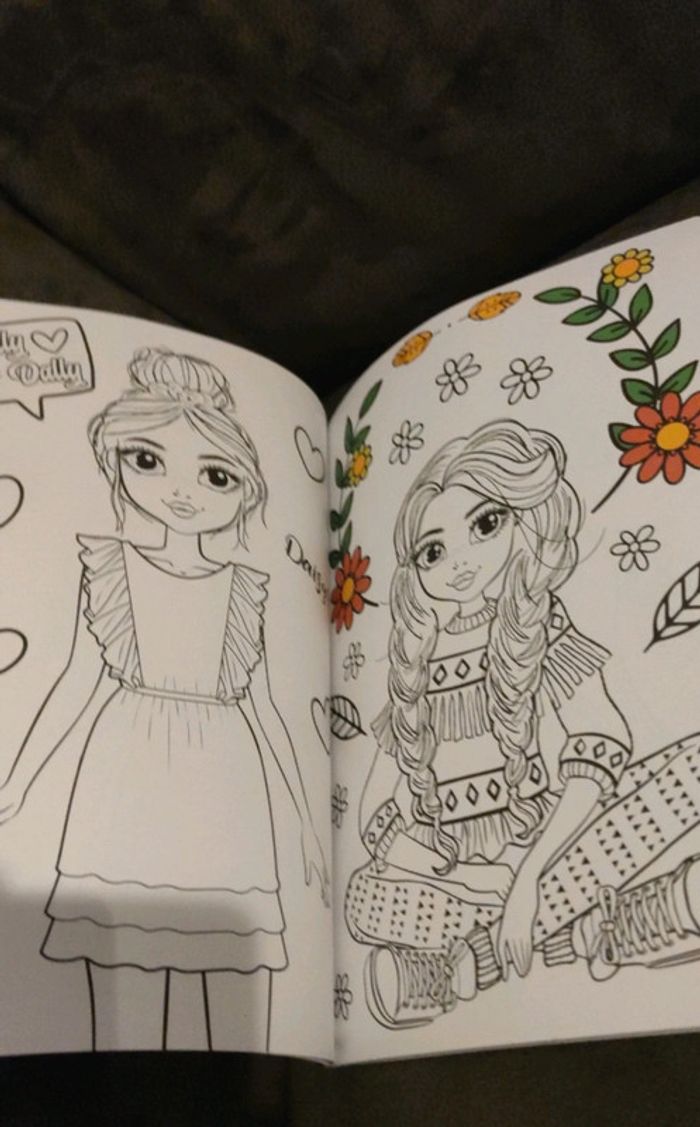 Dilly dally livre de coloriage coulouring book - photo numéro 5