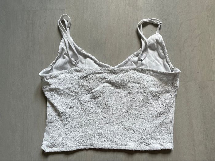 Joli top blanc en dentelle – effet bohème chic - photo numéro 4