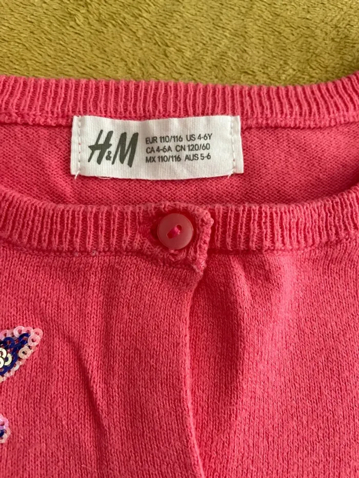 Gilet rose avec sequins - photo numéro 4