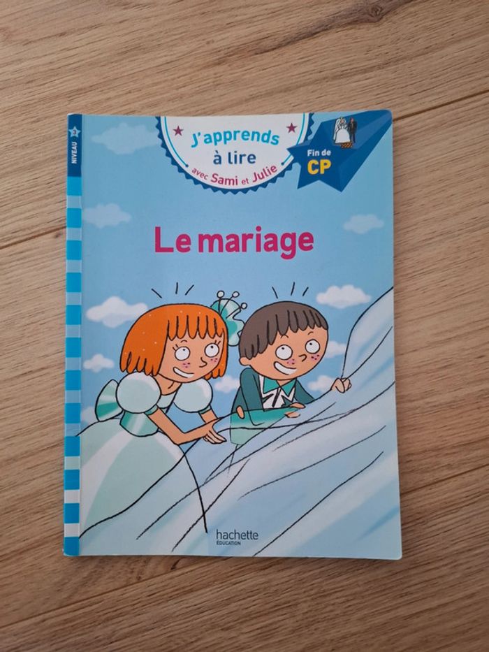 Livre Sami et Julie CP mariage