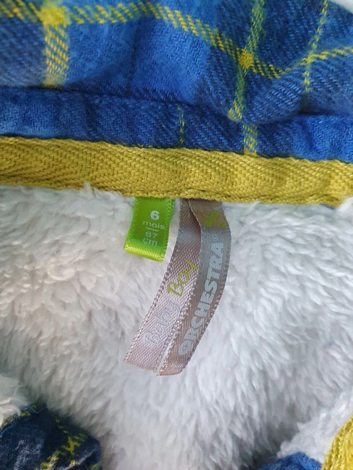 Surchemise doublée orchestra neuve sans étiquette 6 mois - photo numéro 2