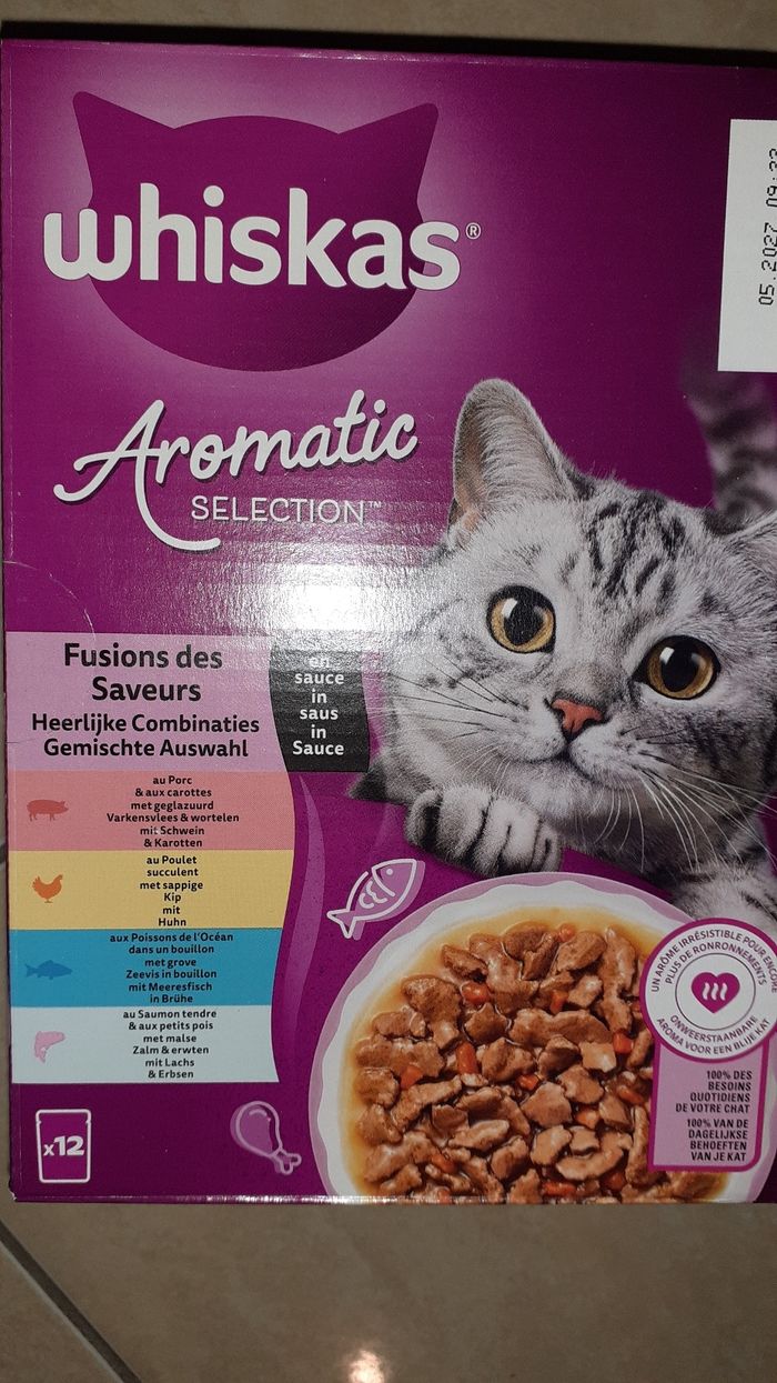 Whiskas sachets pour chats