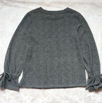 Pull décontracté Gris à motifs Prince de Galles doux C&A