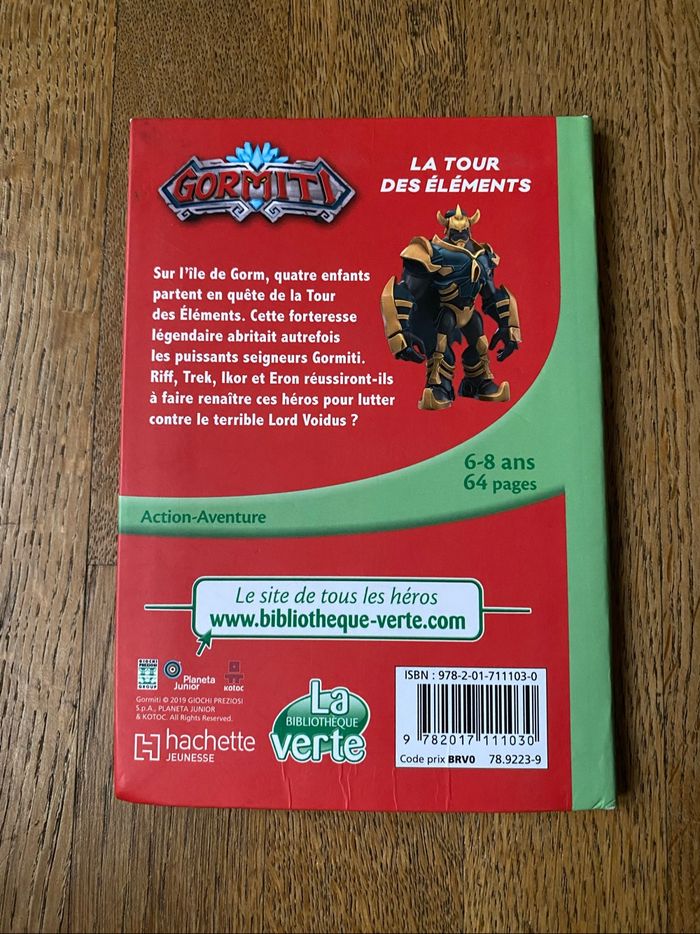 Livre Gormiti La tour des éléments - photo numéro 2