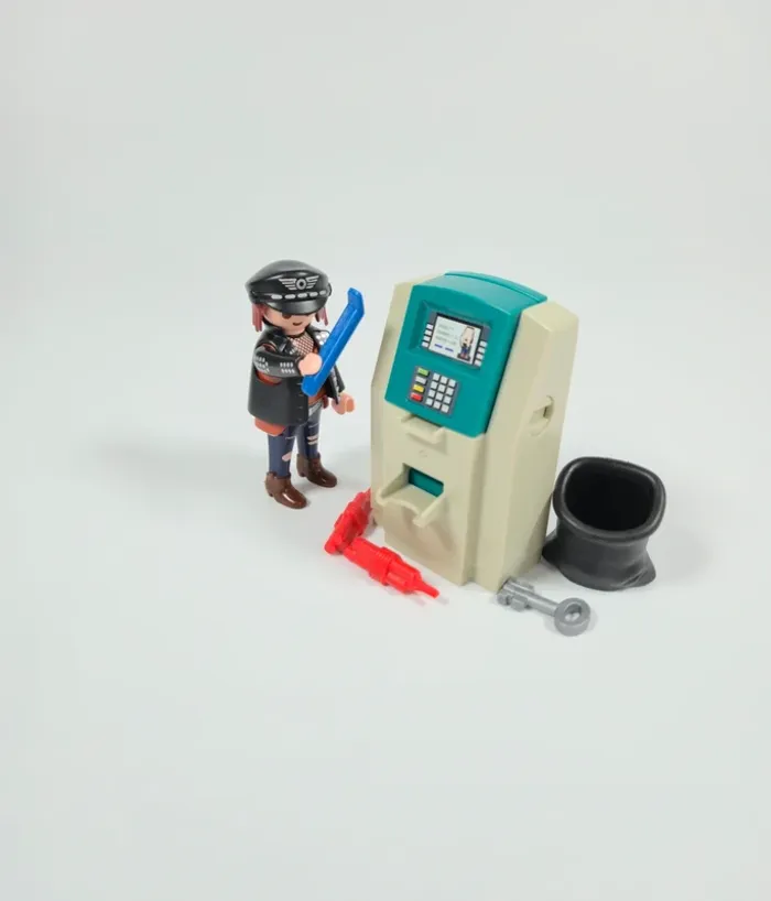 Playmobil Policier à moto et voleur - photo numéro 4