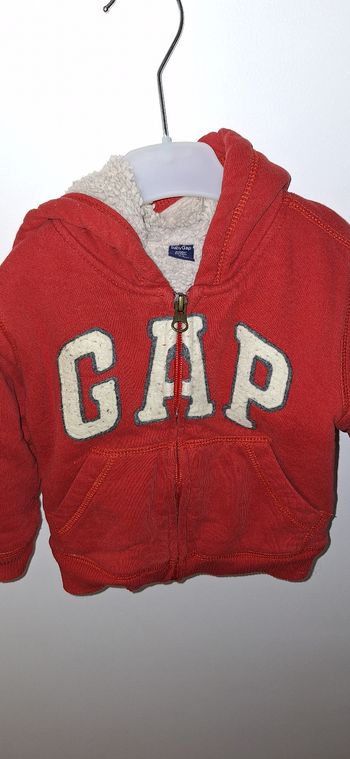 Gilet à capuche GAP doublé sherpa