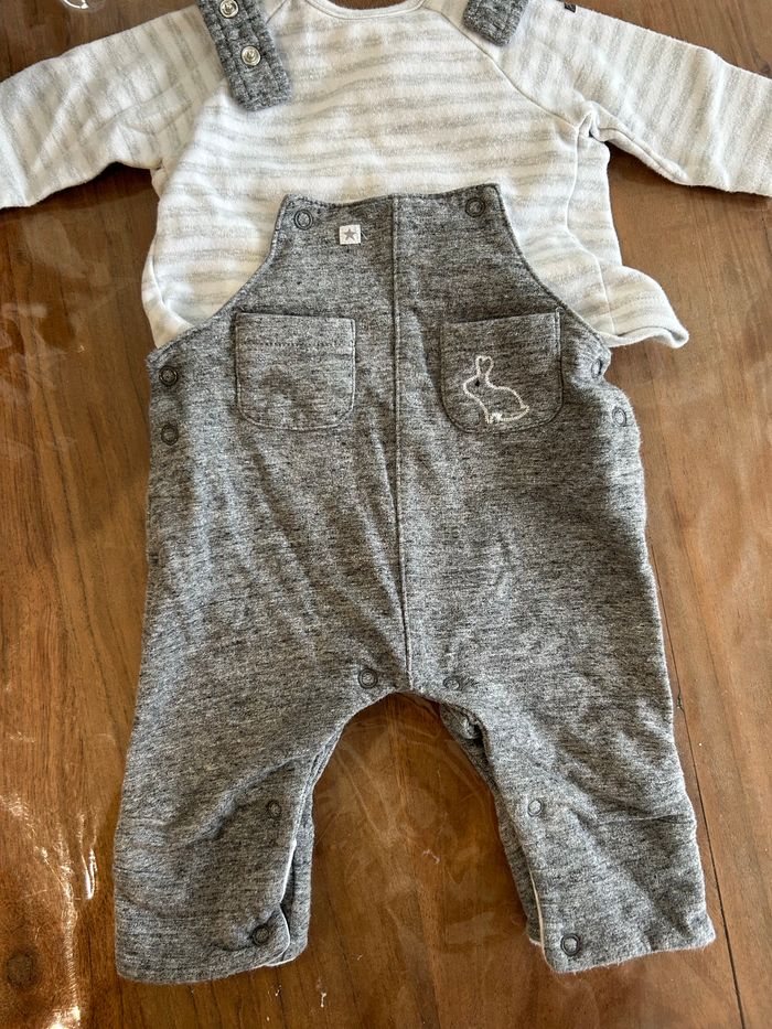 Ensemble salopette pull