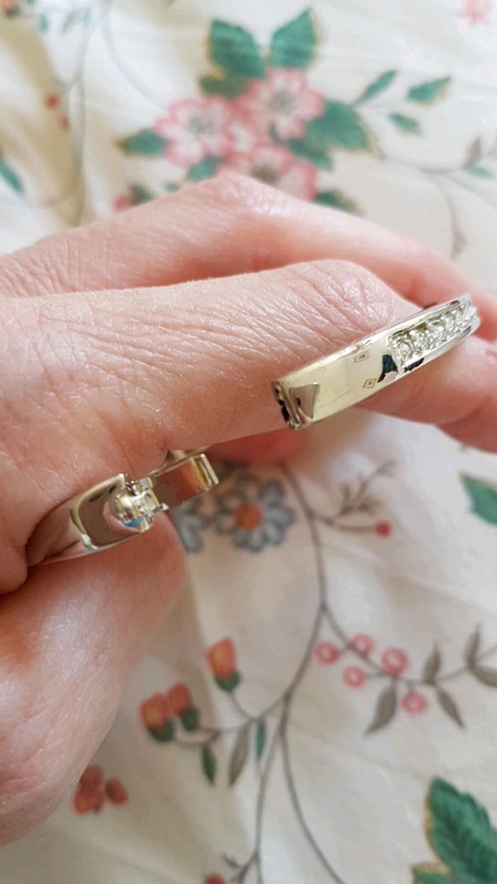 Bracelet rigide strass neuf - photo numéro 5