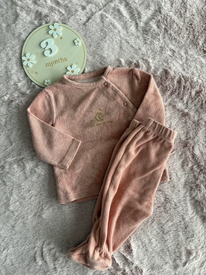 Pyjama 2 pièces chaud 3 mois