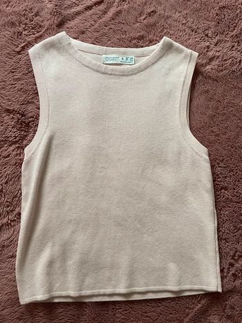 Crop top basique rose clair