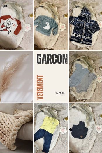 Lot de vêtement garçon très bonne état 