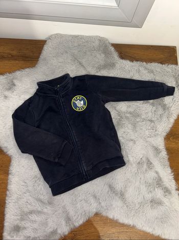 Gilet à zip bleu foncé - 18/ 24 mois - Lupilu