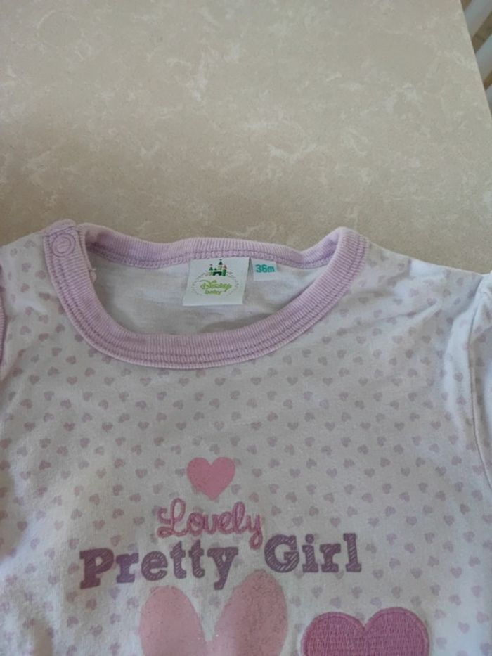 🌸lot de 2 combishort Disney 36 mois - photo numéro 6