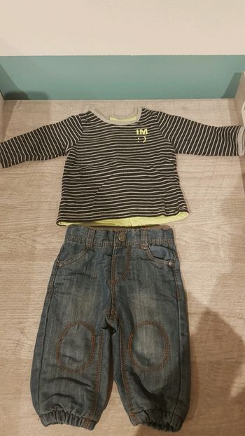 lot pantalon et t-shirt