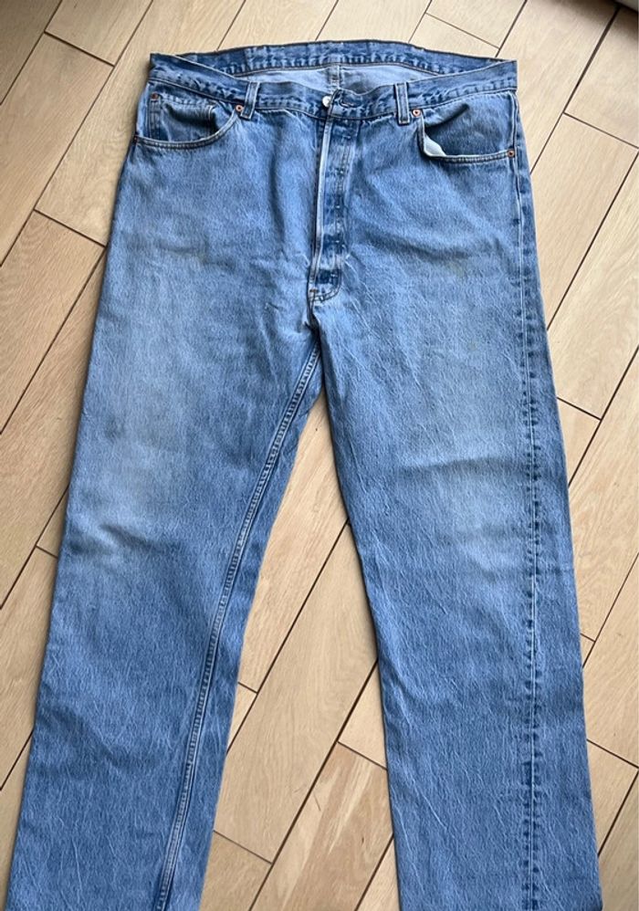 Pantalon/ jean coupe droite Levis authentique vintage made in usa - photo numéro 11