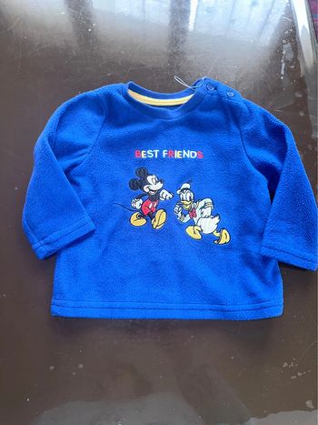 Pull polaire Disney 6/9 mois Disney Mickey