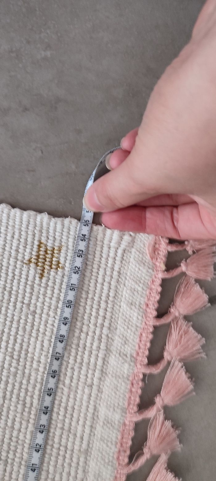 Tapis rose et doré - photo numéro 2