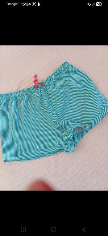 Short fille taille 10 ans