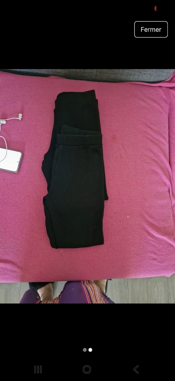 Lot de 2 leggings chaud