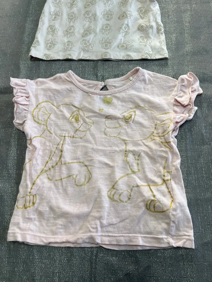 Lot t-shirt, 18 mois - photo numéro 2