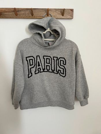 Sweat à capuche gris Zara 12-18 mois 86cm