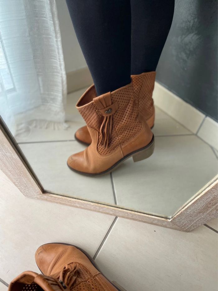 Bottine camel - photo numéro 2